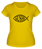 Женская футболка Sushi фото