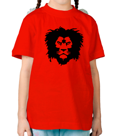Детская футболка Суровый лев