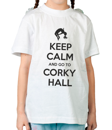 Детская футболка Keep Calm and go to Corky Hall