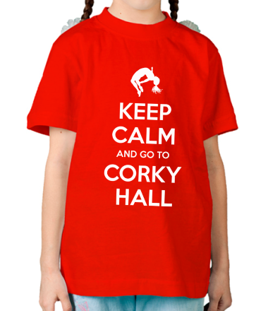 Детская футболка Keep Calm and go to Corky Hall