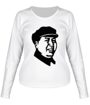Женская футболка длинный рукав Мао