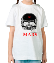 Детская футболка 30 second to mars (skull) фото