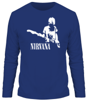 Мужская футболка длинный рукав Nirvana фото