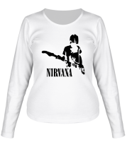 Женская футболка длинный рукав Nirvana фото