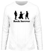 Мужская футболка длинный рукав Rock forever фото