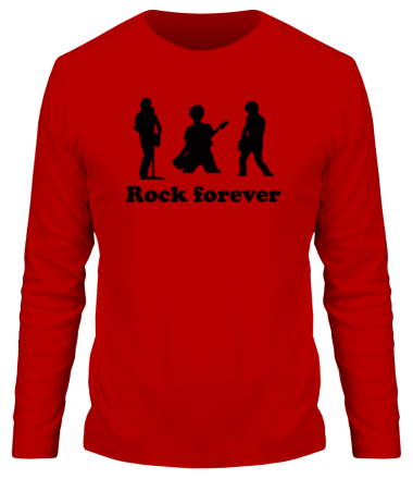 Мужская футболка длинный рукав Rock forever