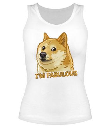 Женская майка борцовка I'm doge