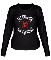 Женская футболка длинный рукав Metallica (San Francisco)