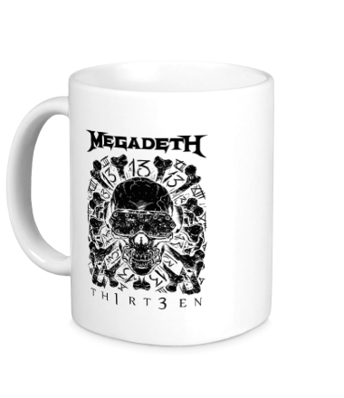Кружка Megadeth - thirteen