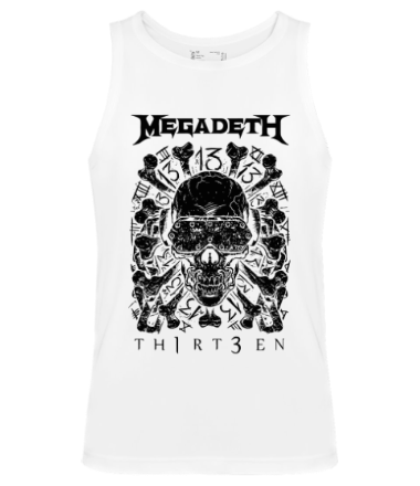 Мужская майка Megadeth - thirteen