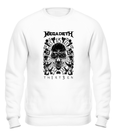 Толстовка без капюшона Megadeth - thirteen