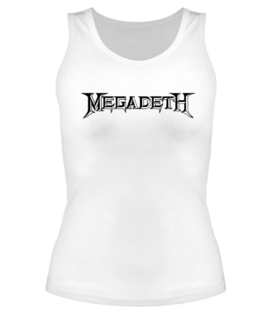 Женская майка борцовка Megadeth