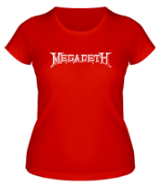 Женская футболка Megadeth фото
