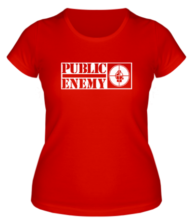 Женская футболка Public Enemy