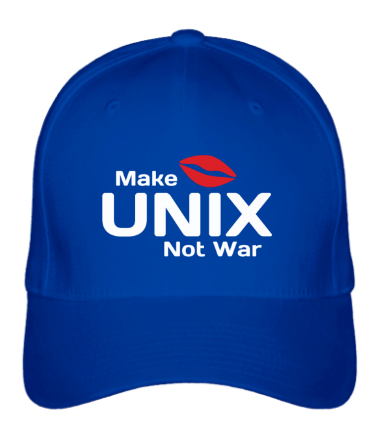 Бейсболка Make unix, not war