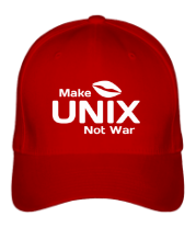 Бейсболка Make unix, not war фото