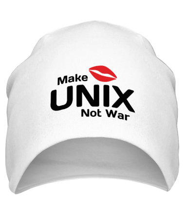 Шапка Make unix, not war