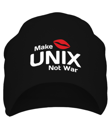 Шапка Make unix, not war