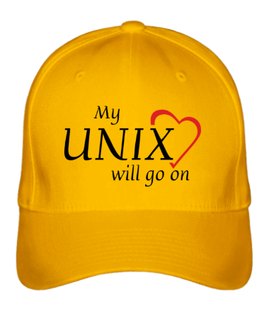 Бейсболка My Unix will go on
