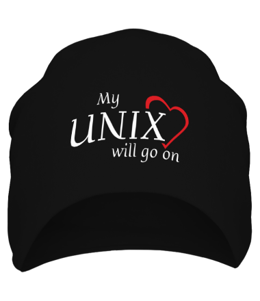 Шапка My Unix will go on