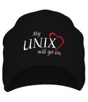 Шапка My Unix will go on фото
