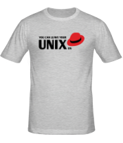 Мужская футболка You can leave your Unix on фото