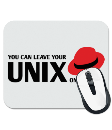 Коврик для мыши You can leave your Unix on
