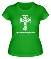Женская футболка Правильная религия фото