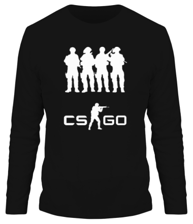 Мужская футболка длинный рукав CS GO