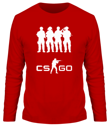 Мужская футболка длинный рукав CS GO