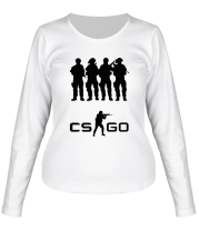Женская футболка длинный рукав CS GO фото