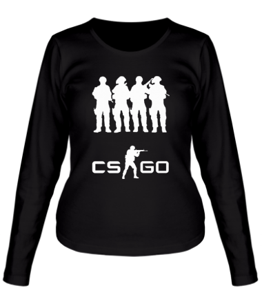 Женская футболка длинный рукав CS GO