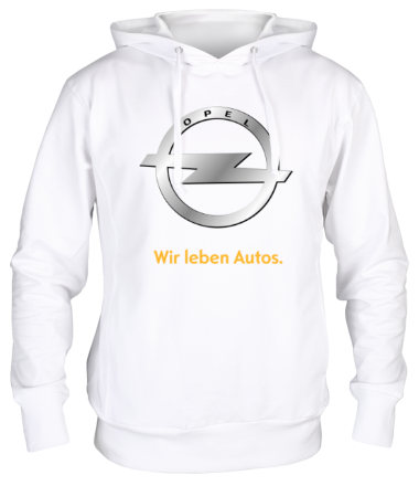 Толстовка худи Opel | Wir leben Autos.