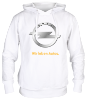 Толстовка худи Opel | Wir leben Autos. фото