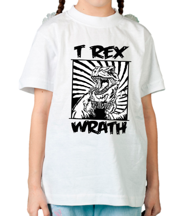 Детская футболка T-Rex wrath