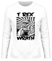 Мужская футболка длинный рукав T-Rex wrath фото