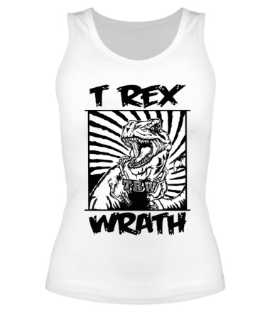 Женская майка борцовка T-Rex wrath