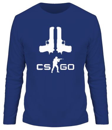 Мужская футболка длинный рукав CS GO 2
