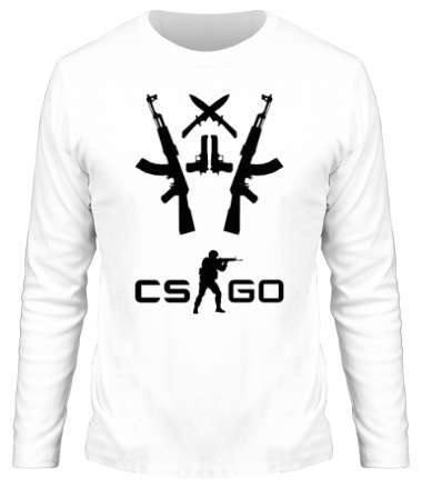 Мужская футболка длинный рукав CS GO 3