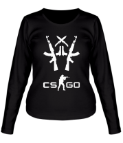 Женская футболка длинный рукав CS GO 3 фото