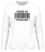 Мужская футболка длинный рукав Made in Moscow фото