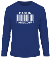 Мужская футболка длинный рукав Made in Moscow