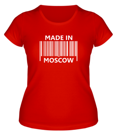 Женская футболка Made in Moscow