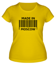 Женская футболка Made in Moscow фото