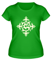 Женская футболка Орнамент с драконом фото