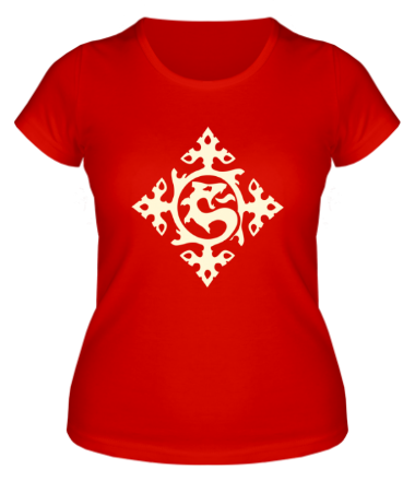 Женская футболка Орнамент с драконом