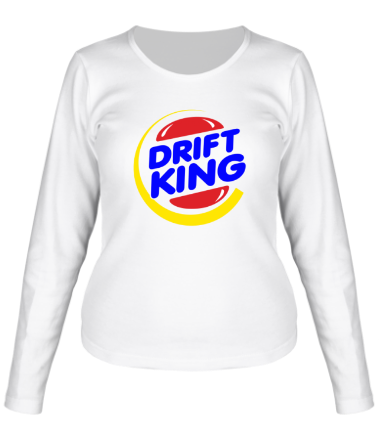 Женская футболка длинный рукав Drift king