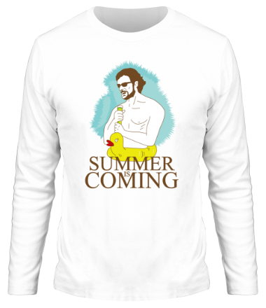 Мужская футболка длинный рукав Summer is coming