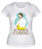 Женская футболка Summer is coming фото
