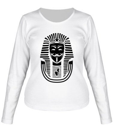 Женская футболка длинный рукав Swag anonymous of Egypt